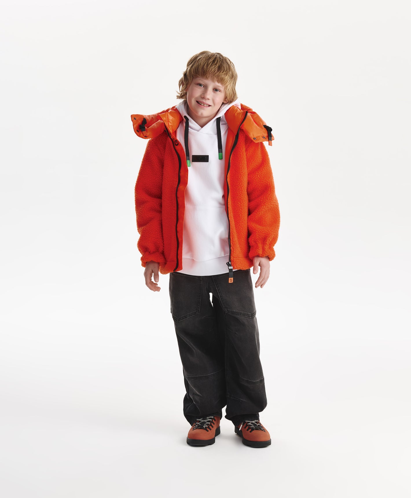 Gulliver Fleece sweatshirt Orange for Boys Junior-Viaduct