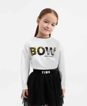 Gulliver White Long sleeve T-shirt for Girl