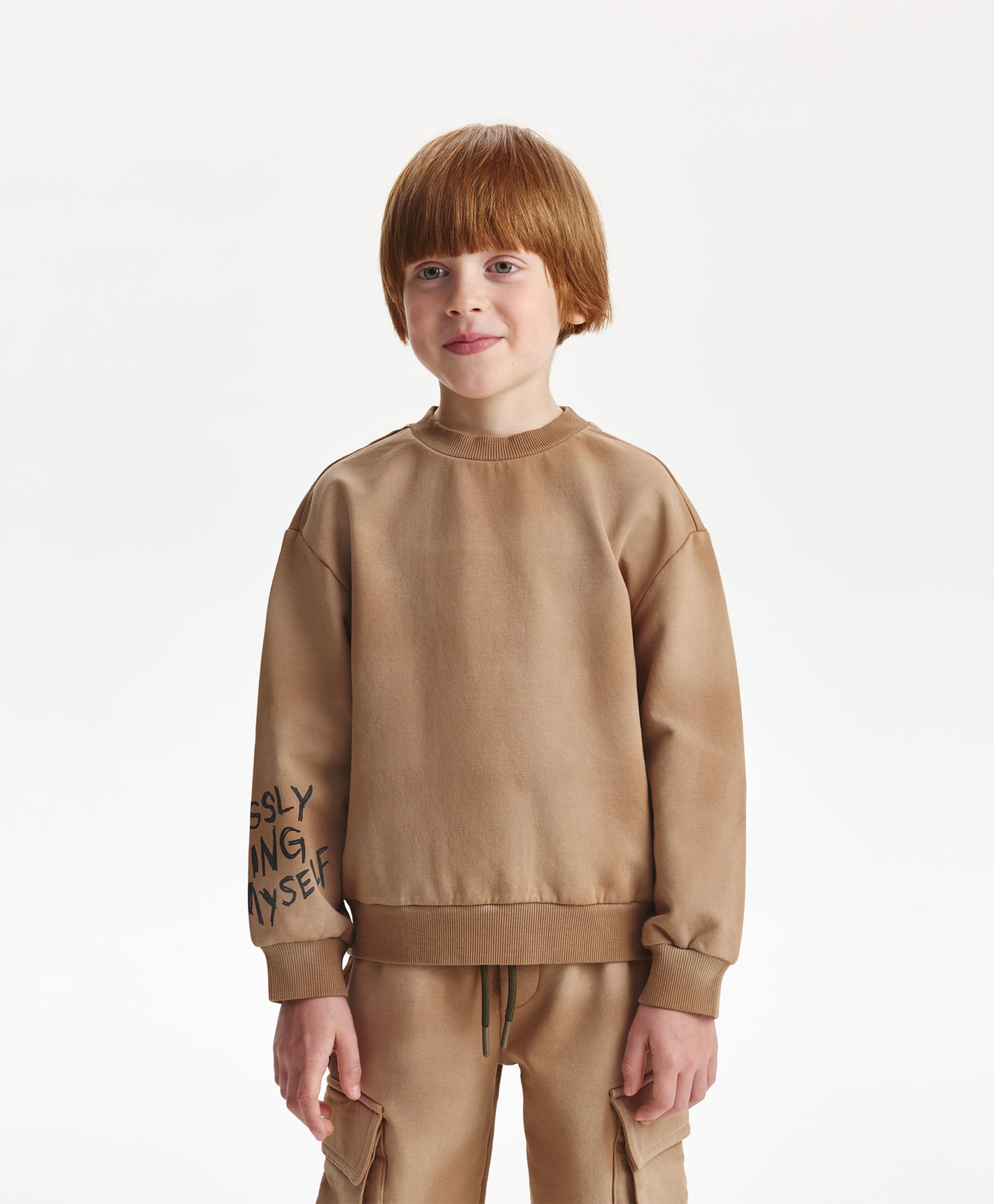 Gulliver Sweatshirt Beige for Boys Mini - Layout