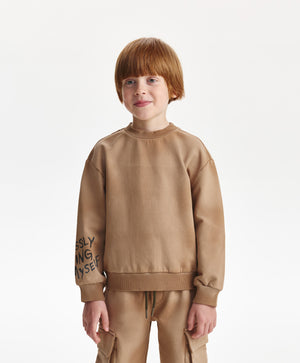Gulliver Sweatshirt Beige for Boys Mini - Layout