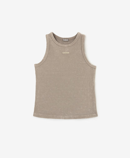 Gulliver Brown Tank top for Girl