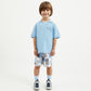 Gulliver Multicolor French Terry Shorts with Elastic Waist for Boy Mini-Pixels