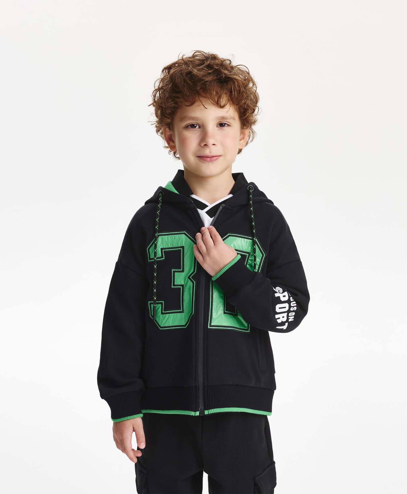 Gulliver Hoodie Black for Boys Mini - Draftin