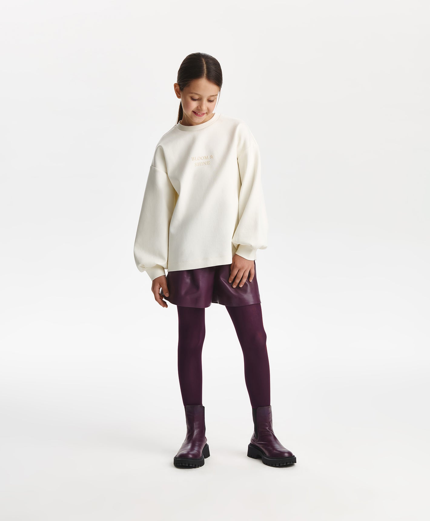 Gulliver Shorts Burgundy for Girls Junior-Monet