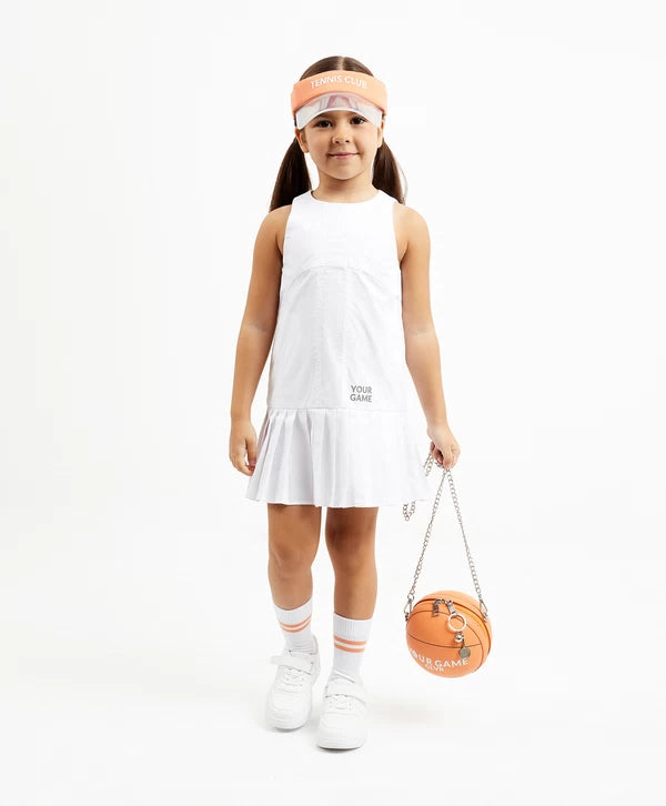Gulliver A-Line Sleeveless Poplin Dress for Girl Mini-Court
