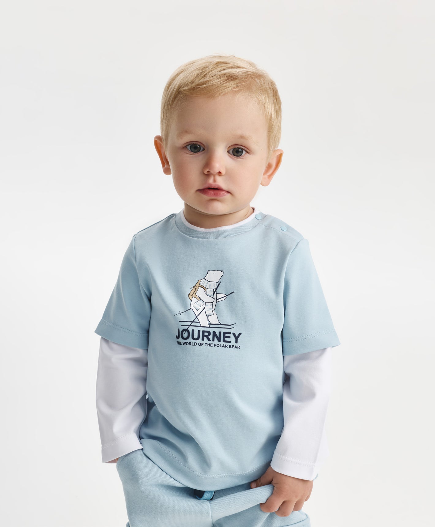 Gulliver Long sleeve t-shirt Light blue for Boys Baby-North Pole
