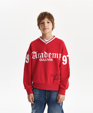 Gulliver Sweatshirt Red for Boys Junior-College