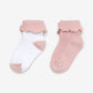 Gulliver Pink White Socks Girl Baby-Pointe Shoes