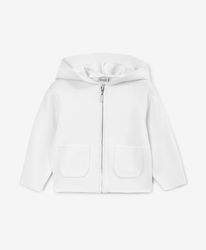 Gulliver White Cardigan for Girl Baby-Pointe Shoes