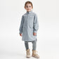 Gulliver Dress Gray for Girls Mini - Polar Owl