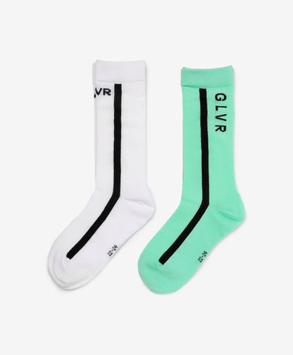 Gulliver White, mint Socks set of 2 pairs for Girl