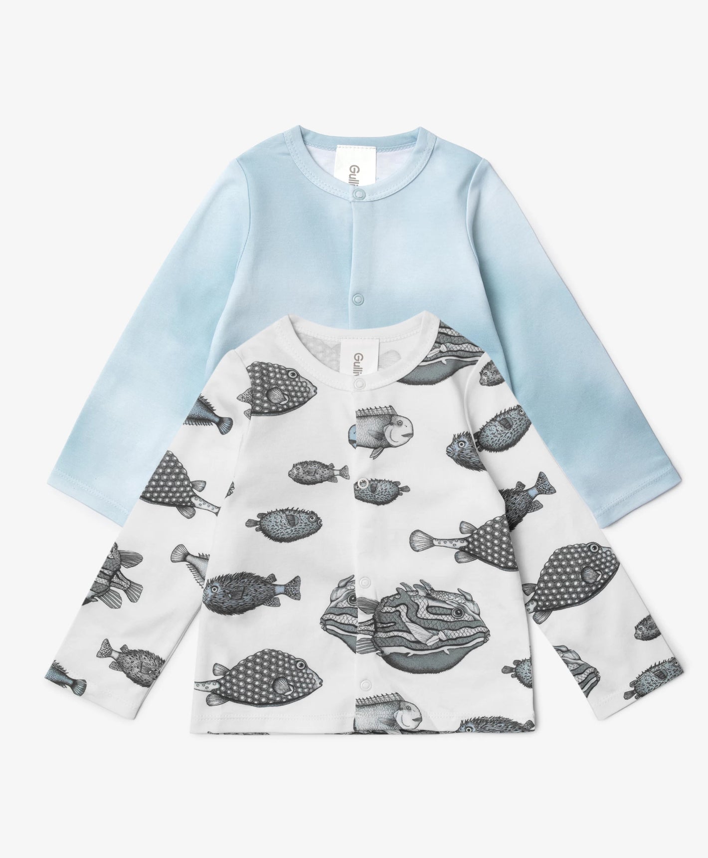 Gulliver Set of 2 long-sleeve tops for boys, multicolor