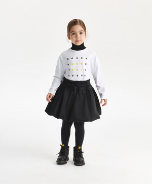 Gulliver Turtleneck White for Girls Mini - Baccara