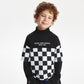 Gulliver Turtleneck Black and white for Boys Mini-Drafting