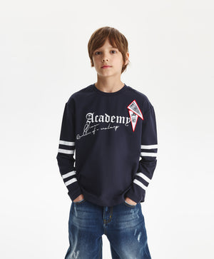 Gulliver Long sleeve t-shirt Blue for Boys-College