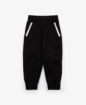 Gulliver Black Textured Jogger Pants for Boys