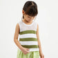 Gulliver Green Striped Knitted Top for Girl Mini-Ecuador