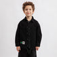 Gulliver Denim shirt Black for Boys Mini - Drafting