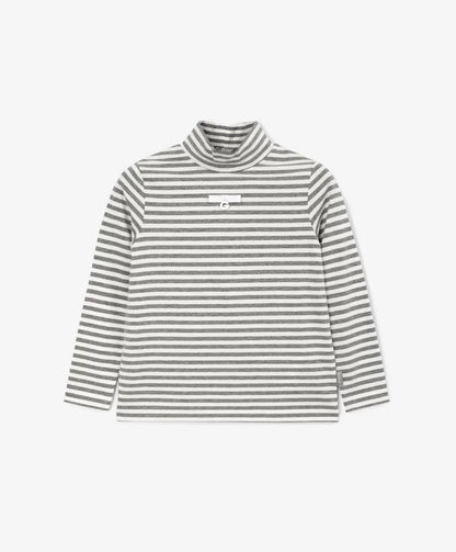 Gulliver Striped Cotton Turtleneck for Girls