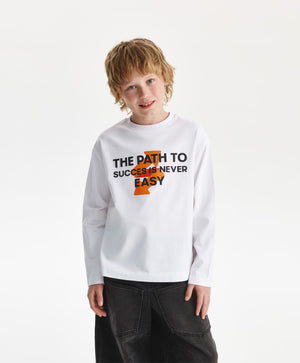 Gulliver Long sleeve t-shirt White for Boys Junior - Viaduct