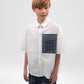 Gulliver White Short sleeve shirt for Boy