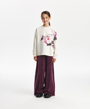 Gulliver Trousers Burgundy for Girls Junior - Monet
