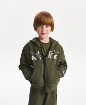 Gulliver Hoodie Khaki for Boys Mini - Layout