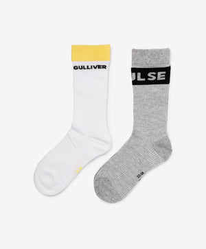 Gulliver White, gray Socks set of 2 pairs for Boy