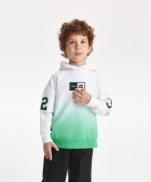 Gulliver Hoodie White for Boys Mini - Drafting