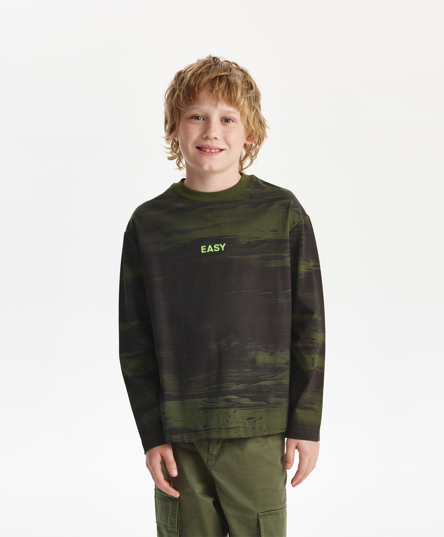Gulliver Long Sleeve T-shirt Khaki for Boys Junior - Viaduct