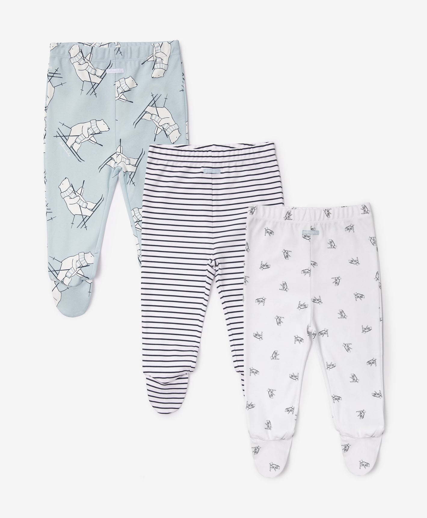 Gulliver Newborn trousers, set of 3 pairs Multicolored for Boys-North Pole