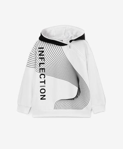 Gulliver White Hooded sweatshirt for Boy