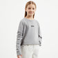 Gulliver Gray Cropped Long Sleeve T-shirt for Girl Junior-Arboretum