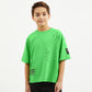Gulliver Light Green Short Sleeve T-shirts for Boy Junior-Matrix