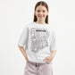 Gulliver White Short sleeves T-shirt for Girl Junior-Ballet