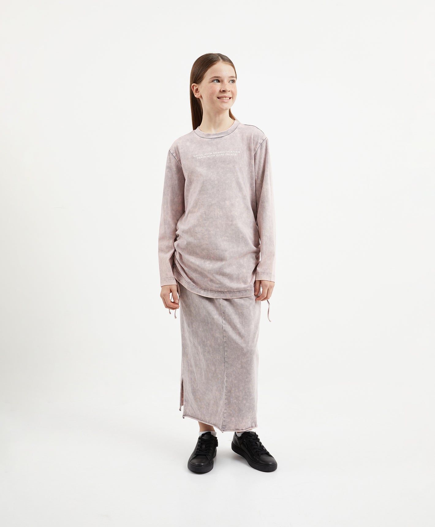 Gulliver Pink Maxi Fleece Skirt for Girl Junior-Ballet