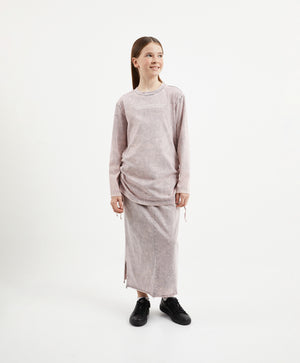 Gulliver Pink Maxi Fleece Skirt for Girl Junior-Ballet