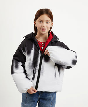 Gulliver  Multicolor Insulated Hooded Jacket for Girl Junior-Hot Heart
