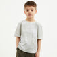 Gulliver Olive Short Sleeve T-Shirt for Boys with Print for Boy Mini-Expedition