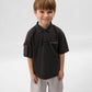 Gulliver Gray Short Sleeve Polo for Boys - Mini