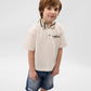Gulliver White Short Sleeve Polo for Boys - Mini
