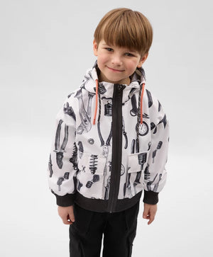 Gulliver White Windbreaker for Boys - Mini