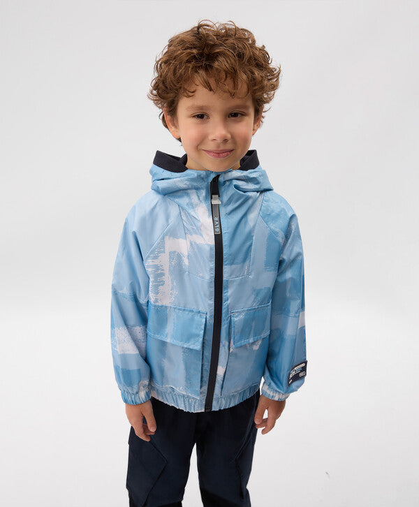Gulliver Light Blue Windbreaker for Boys - Mini