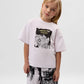 Gulliver White Short Sleeve T-Shirt for Girls - Mini