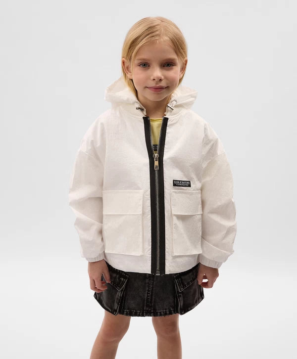 Gulliver White Windbreaker for Girls - Mini