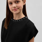 Gulliver Black Short sleeve t-shirt for Girl