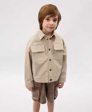 Gulliver Beige Windbreaker for Boys - Mini