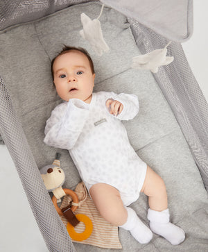 Gulliver Newborn bodysuit, set of 3 pcs Gray Unisex-Snow Leopard