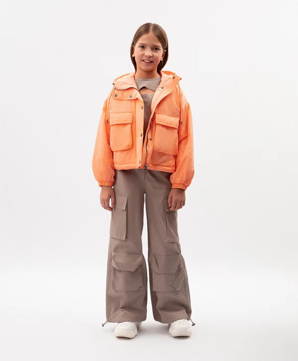 Gulliver Orange Demi-Season Jacket for Girls - Junior