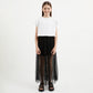 Gulliver Black Mid-Rise Maxi Mesh Skirt for Girl Junior-Ballet